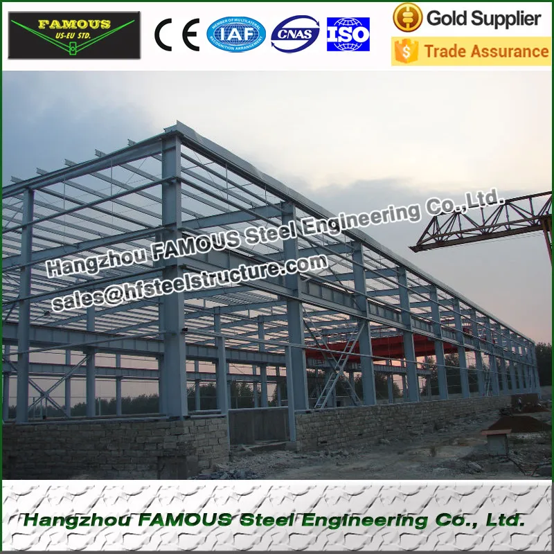 Высококачественная стальная структура, изготовленная для промышленного и сельского строительства