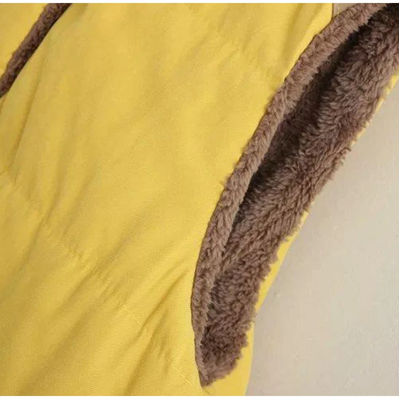 Коралловый флис с капюшоном утолщенный женский жилет куртка Лоскутная Кожа без рукавов с кнопками жилет женский 2018 осень зима пальто
