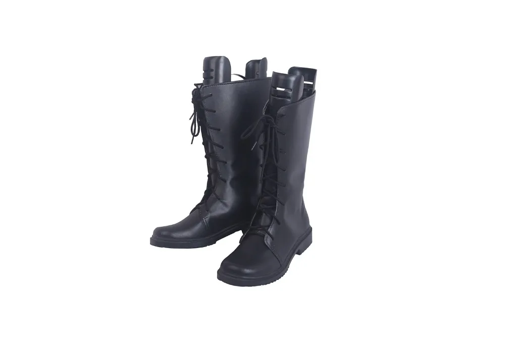 Devil May Cry 5 Nero Cosplay Boots Black Shoes Custom Made (3)