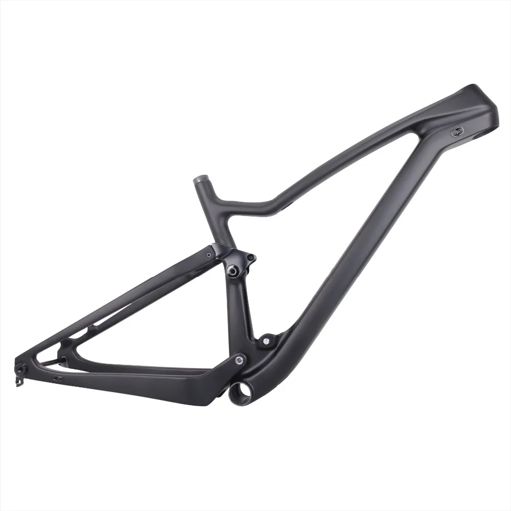 Carbon mtb Frame 29er BB92 T700 Mountain Bike UD Matte or Glossy 142*12 thru axle MTB carbon Full Suspension frame | Спорт и