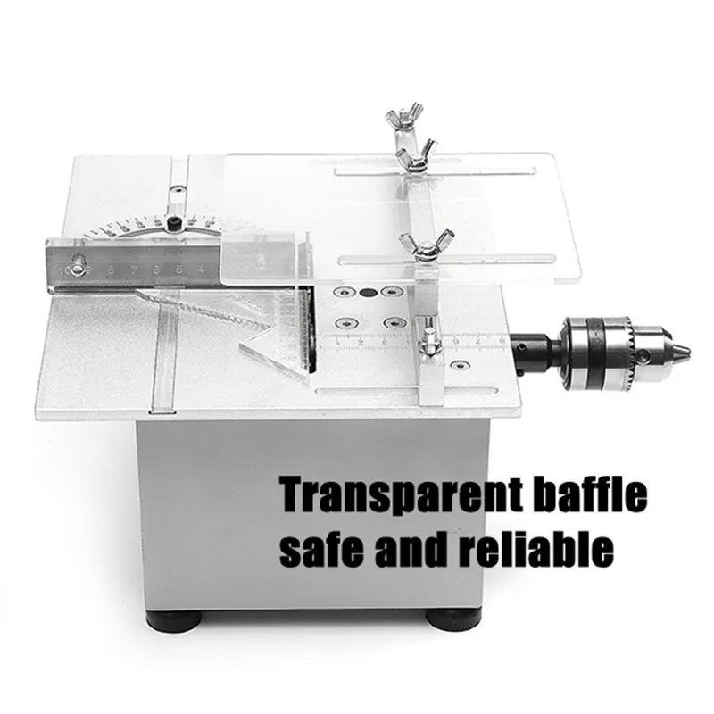 DC 12-24V T6 Mini Precision Table Saws DIY Wood Working Lathe Polisher Drilling Machine