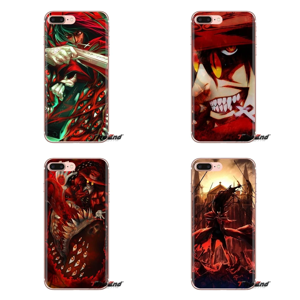 Аниме ужас Хеллсинг Алукард Fan art для Samsung Galaxy J1 J2 J3 J4 J5 J6 J7 J8 Plus 2018 Prime 2015 2016 2017 мягкие