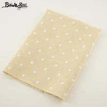 Booksew хлопчатобумажная льняная ткань в белый горошек дизайн домашний текстиль швейный материал Tissu для сумки скатерть занавеска Подушка украшение