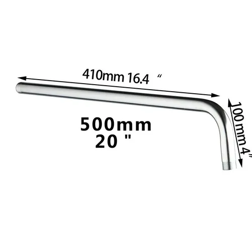 Душ для ванной 500 мм Длинный душевой кронштейн из нержавеющей стали душевой настенный кронштейн душевой трубы аксессуары для ванной комнаты