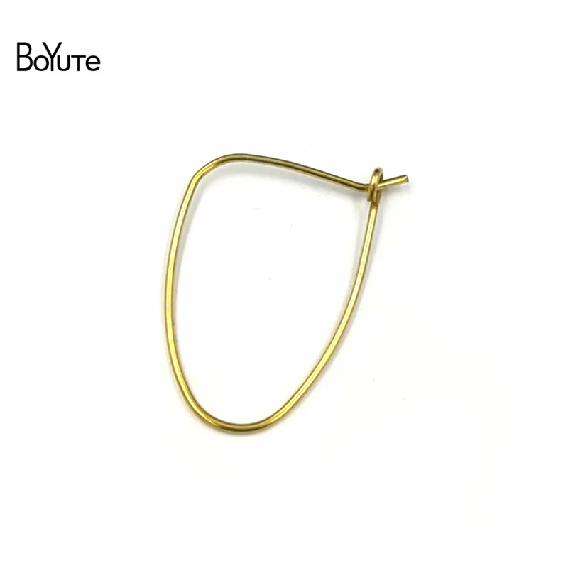 BoYuTe 50Pcs 0.81826MM Metal Copper Earrings Hoops Hand Made Diy Jewelry Accessories Parts