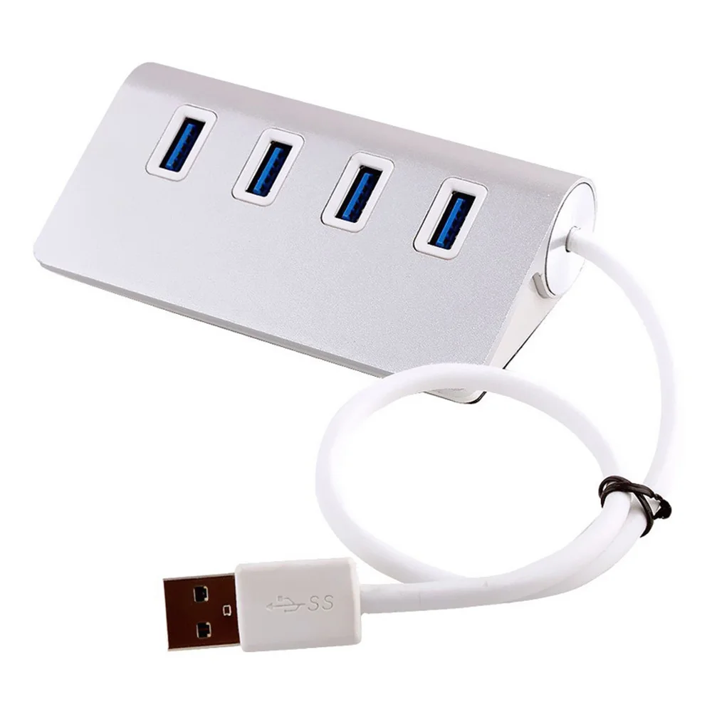 USB 3,0 концентратор 4 порта Высокоскоростной OTG концентратор USB разветвитель для Apple Air ноутбук ПК планшет
