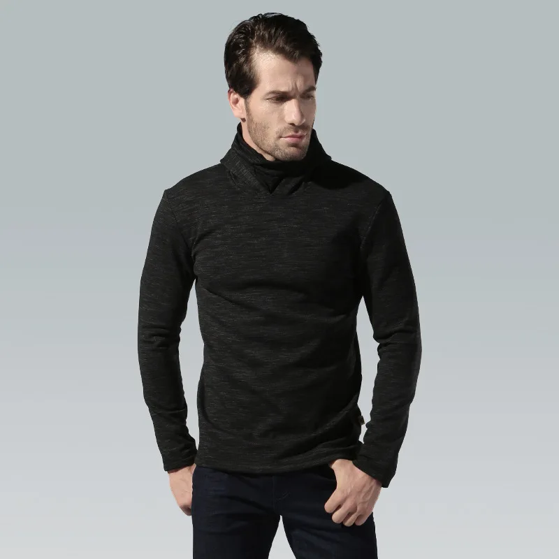 Mens Tactical Fleece Army Hoodies Military Hooded Scarface Sweatshirt Male Slipknot Mask Turtleneck