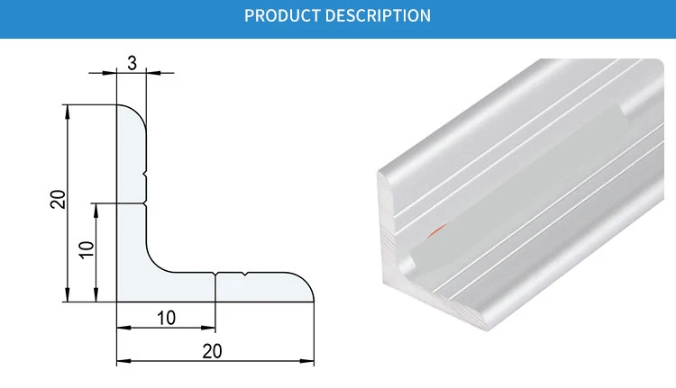 5 шт. длина 200 мм 2020Z тип L алюминиевый угол профиля 20*20 мм стена 3 мм кронштейны AL 3d принтер Рамка металлический разъем верстак