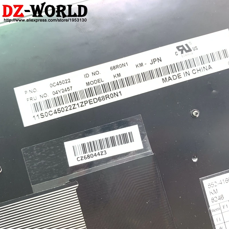 Японская Клавиатура для lenovo Thinkpad T540P W540 W541 W550S T550 P50S T560 L540 L560 Японии Teclado 04Y2457 04Y2379