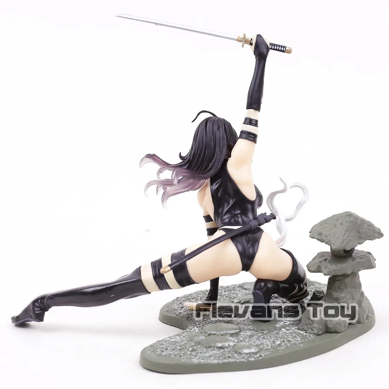 Psylocke X Force костюм в стиле ниндзя MK154 Bishoujo Статуя Кукла ПВХ фигурка Коллекционная