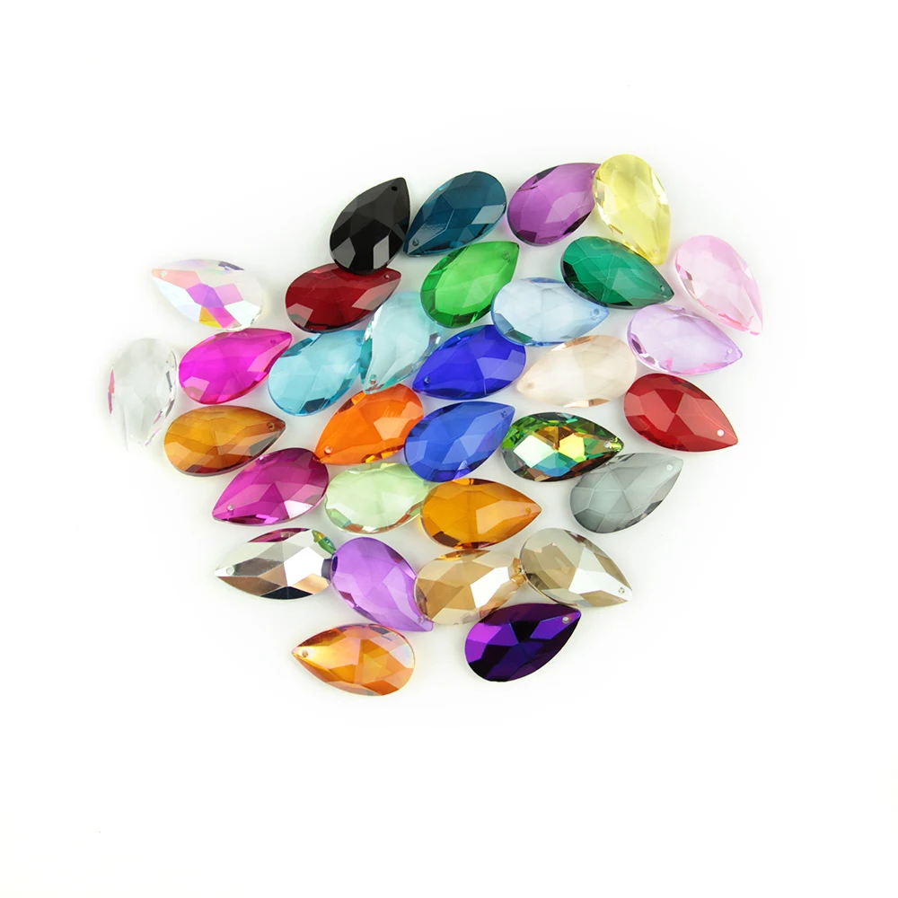 

30pcs/lot , mixed color, 38mm facted pear shape/angle tear drop, crystal curtain pendant for DIY curtain , FREE SHIPPING
