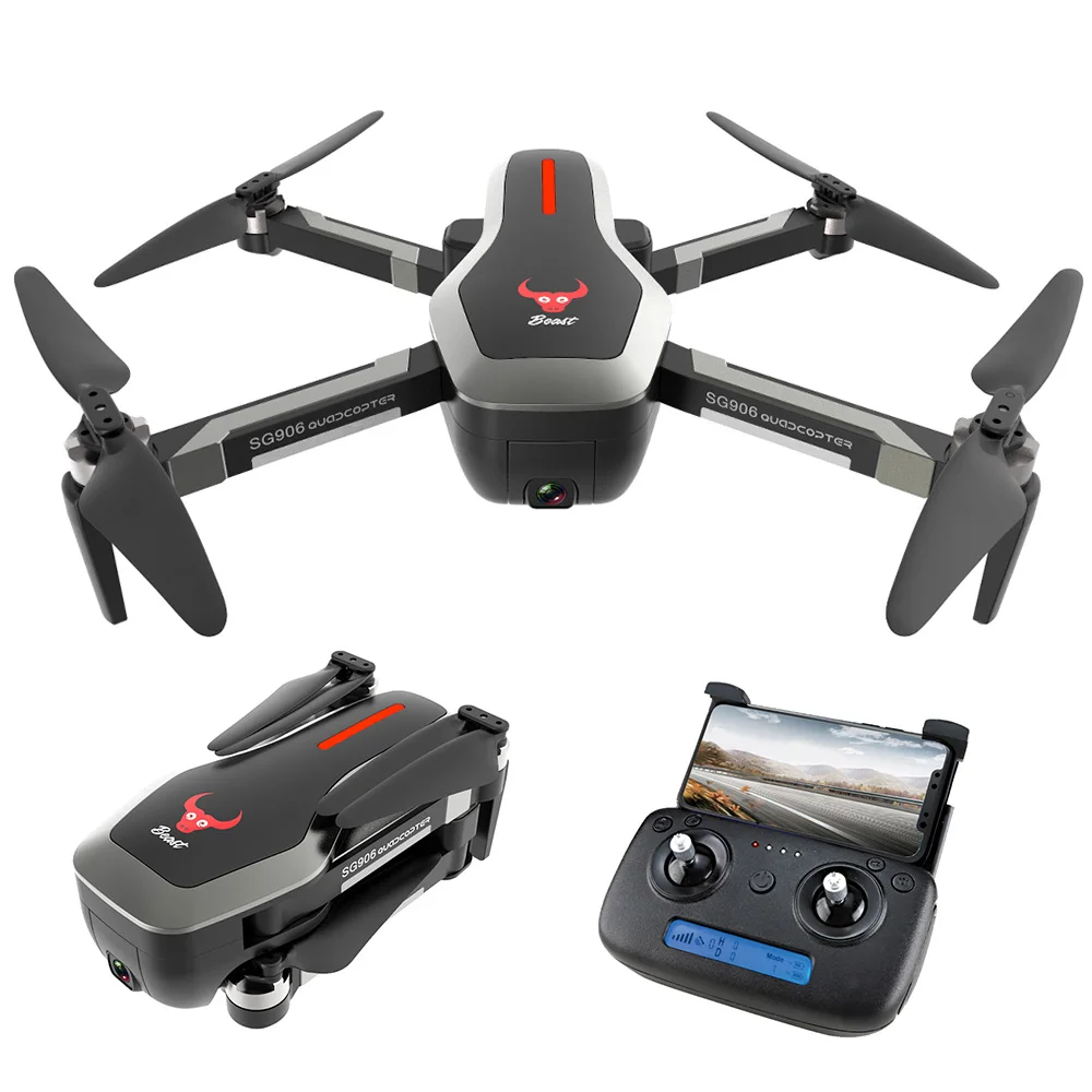 

SG906 GPS Brushless 4K Drone with Camera 5G Wifi FPV Foldable Optical Flow Positioning Altitude Hold RC Quadcopter Three Type
