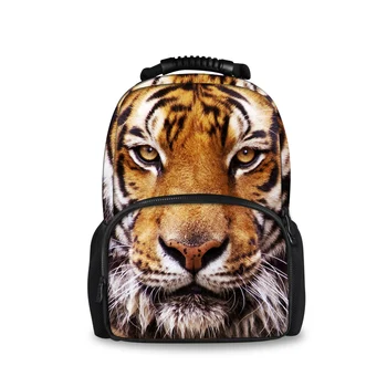 

Tiger Printed Custom School Backpack for Teenagers Cute Kids Large Fashion Backpack Casual School Bags Animal Male Drop Shipping
