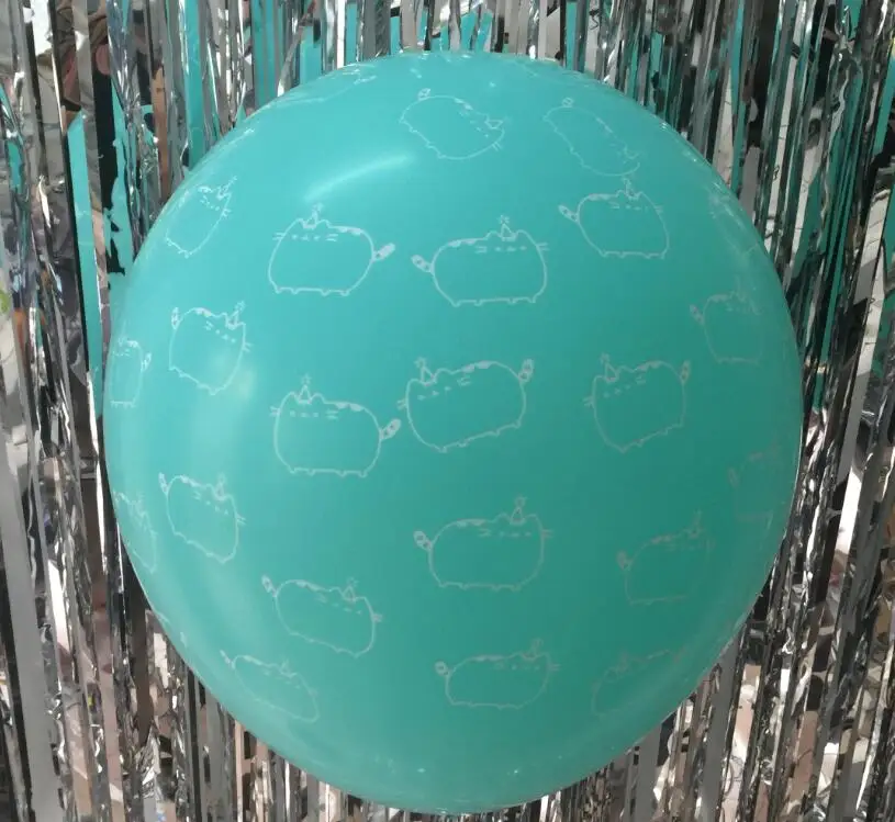 

12 inch Tiffany Blue Cat Latex Balloons Children Birthday Party Decoration Baby Girl Boy Shower Pet Animals Safari Cats Ballons