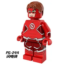 50 шт. pg244 Супергерои Мстители Супермен Каратель флэш Дэдпул Блан Фантом Морт Bleach Blocs Brique Enfants Cadeaux Jouet