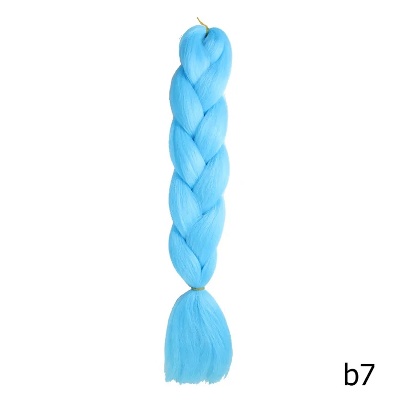 Sambraid jumbo косы ombre канекалон 24 inch плетение волос для вязания канекалон крючком косы синтетических крючком волос 100g - Цвет: #30