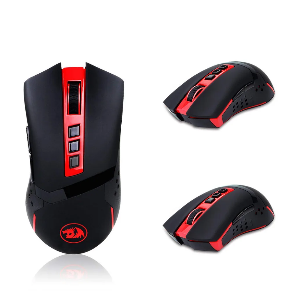 Redragon M692 9 Кнопка USB игры беспроводной мышь 4800 точек на дюйм эргономичный мышь для лэптопа 5,2