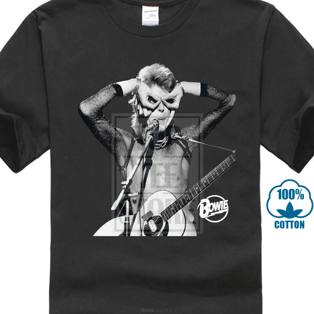 

Official David Bowie New Acoustics Graphic T Shirt Queen Mick Jagger John Lennon