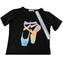 SUNICE DIY Festival Gift Iron Cloth Glitter Holographic Iron-on PVC Heat Transfer Vinyl Cutting Press Film Hot Sale