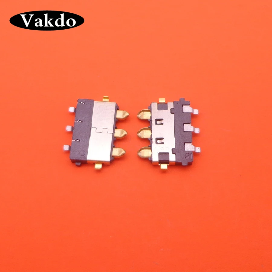 

5pcs 3Pin Inner Battery Clip Contact Connector replacement On motherbord mainboard Battery Plug FPC for Chinese mobile phones