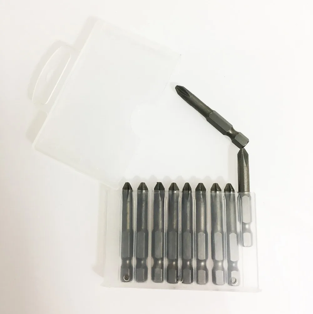 

10pcs 1/4" Drill Bits PH2 S2