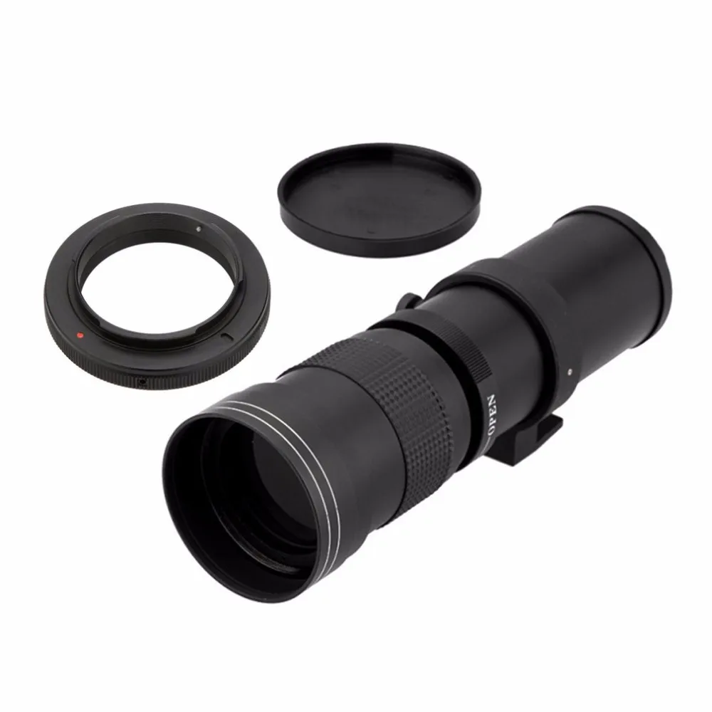 Телеобъектив 420 800 мм f/8 3 16 для Nikon DSLR T Mount Camera D7200 D5300 D5200 D3300 D3200 D3000 D7100 D7000|Объективы