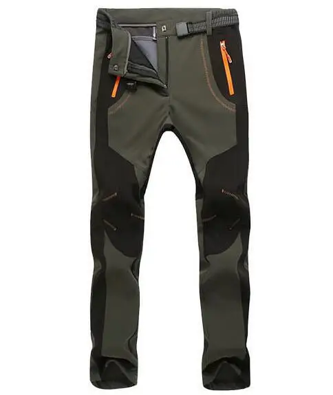 Invierno Pantalon de Randonnee Homme impermeable Softshell montaña senderismo pesca de secado rápido al aire libre senderismo pantalón