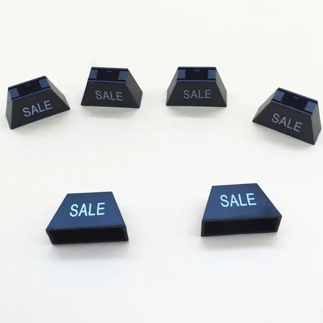150 pcs 484 plastic hangers size markers black sale tag for clothes