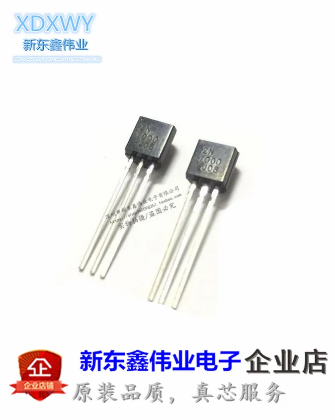

10pcs Brand new original 2N7000 2N7000BU in-line TO-92 triode