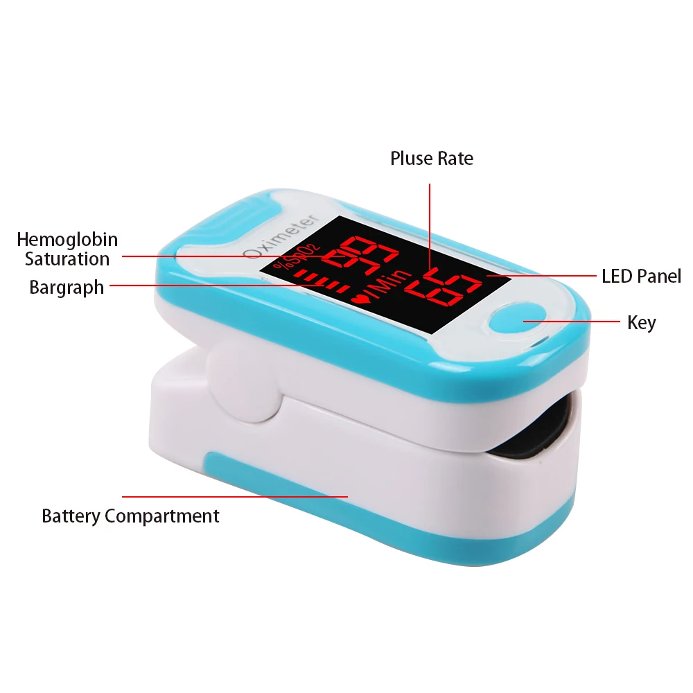 Portable Finger Oximeter Measuring Instrument Medical Equipment  Saturometer LCD Finger Pulse Oximeter Health Heartrate Monitor