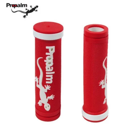 Propalm велосипедные ручки TPR резиновые велосипедные ручки Нескользящие эргономичные велосипедные ручки для горного велосипеда - Цвет: red white