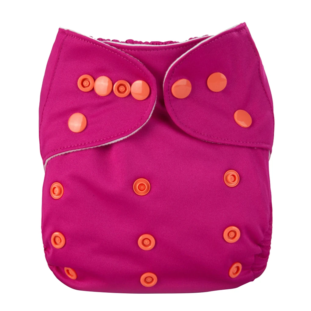 Сплошной цвет моющийся многоразовые подгузники дышащий ТПУ водонепроницаемый подгузник Детские защита от протекания брюки