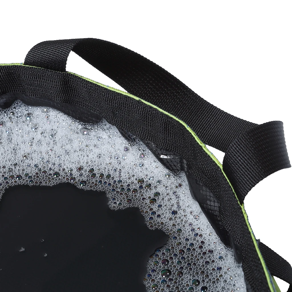 Foldable Sink Wash Basin Washbasin Bucket Outdoor Camping Water Pot Bag 6/8/12L for Kayak Canoe Fishing Picnic Hiking Accessory