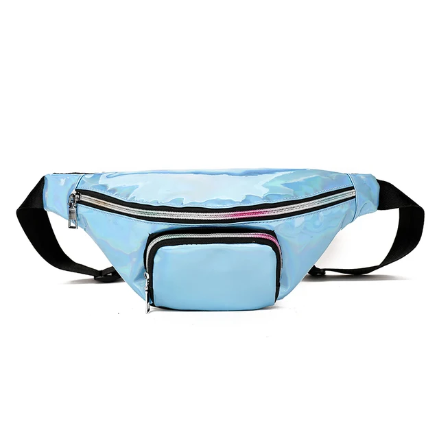 2018 fashion back full bandana pink Black Silver Red fashion waist bag women fanny packs belt bum bag waist packs for Women sac