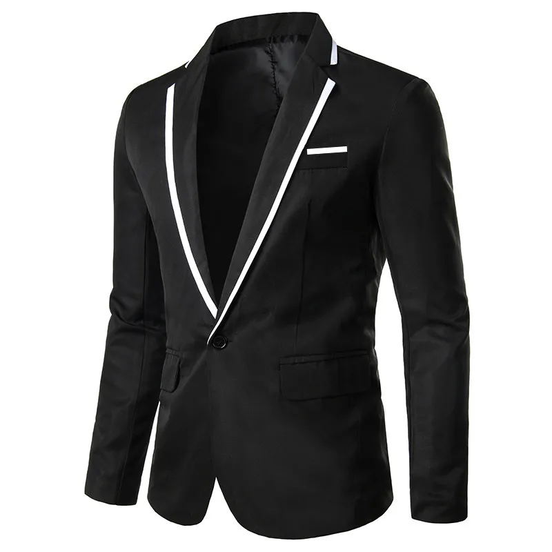 2019 Autumn Hairstyle Division Club Man's Suit Jacket European Version Schoolboy Small Suit Costume Mens Frock Coat