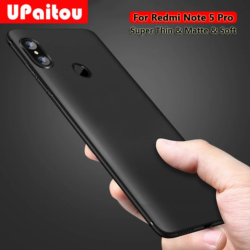 

UPaitou Case for Xiami Redmi Note 5 Pro Case Soft Silicone Matte Ultra Slim Thin TPU Case for Redmi Note5 Pro Back Cover Case