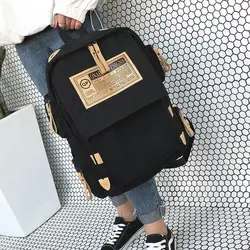 Модный брендовый рюкзак женская сумка на плечо школьные сумки для подростков девочек мальчиков Повседневный однотонный рюкзак школьный