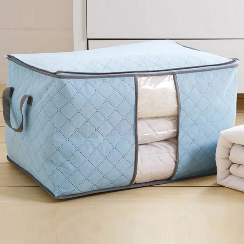 

vanzlife quilt storage bag clothes moisture-proof organising bag large moving packing luggage bag