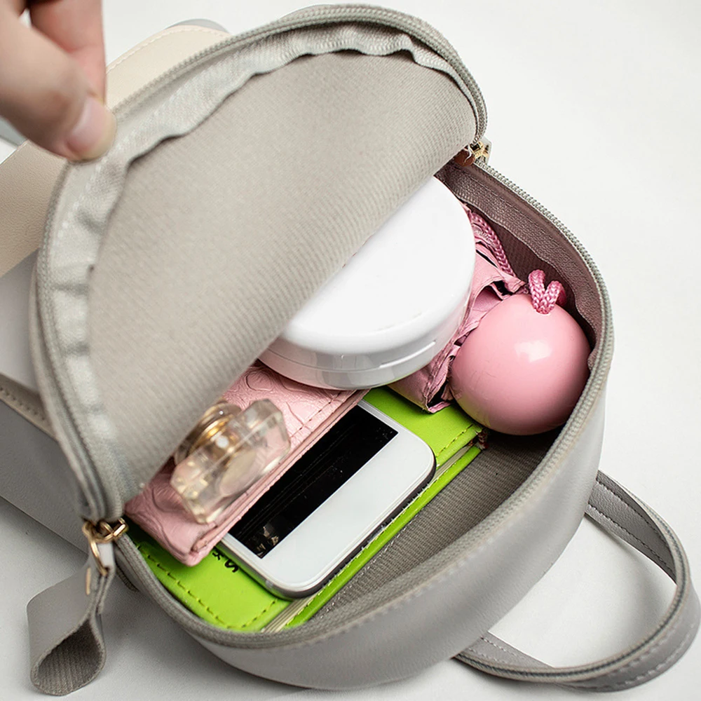 Дизайнерский Модный женский рюкзак мини мягкий на ощупь Многофункциональный маленький рюкзак для женщин женская сумка на плечо кошелек для девушек