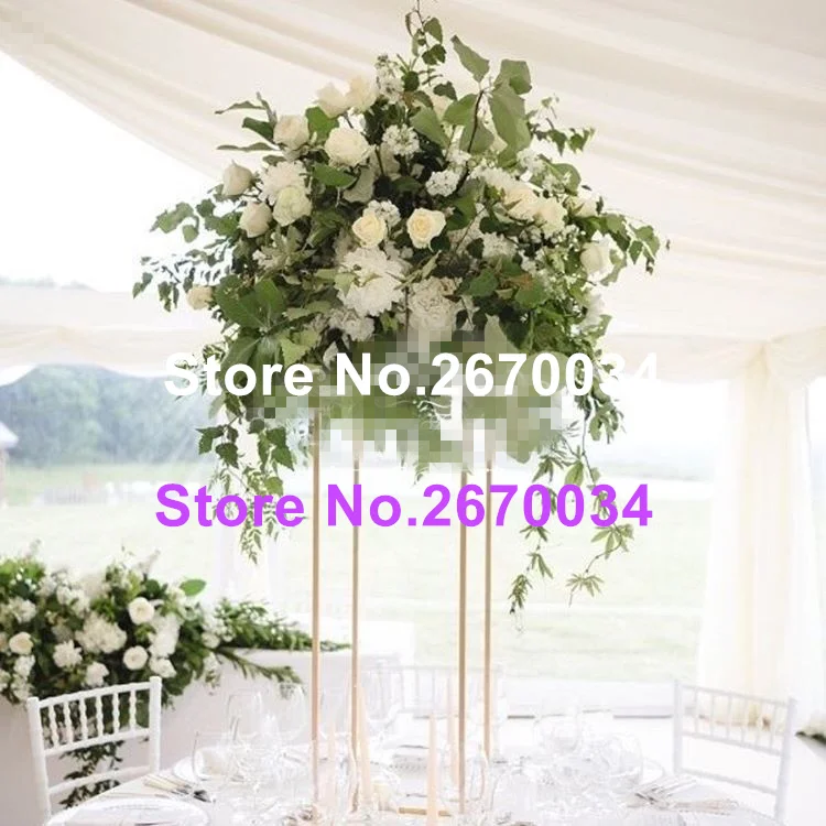 tall Nice wedding center flower stands & table flower arrangement stand