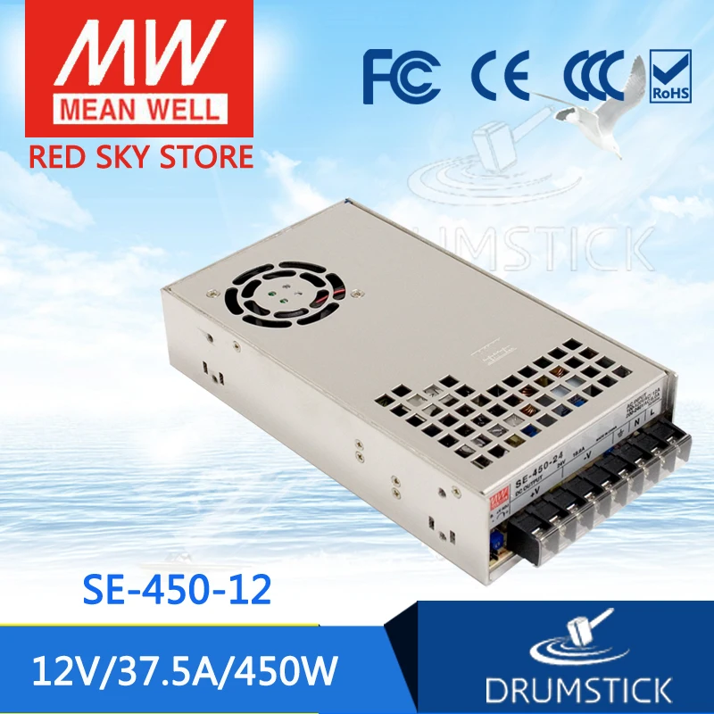 

MEAN WELL SE-450-12 12V 37.5A meanwell SE-450 450W Single Output Power Supply