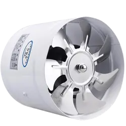 Вентиляционный вытяжной вентилятор 6 дюймов круговой вентилятор для труб кухня вентилятор для туалета насос вентилятор 150/160 мм ванная