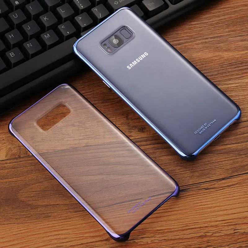Для samsung S8 s8plus, задняя крышка, прозрачный чехол, противоударный, 360, милый, для оригинала s8 s8+, для телефона, прозрачный, роскошный, жесткий, аксессуары для ПК