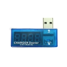 Rylybons USB зарядное устройство тестер напряжения тока постоянного тока 3-7 в 0-3A светодиодный двойной дисплей цифровой вольтметр Амперметр метр USB ток