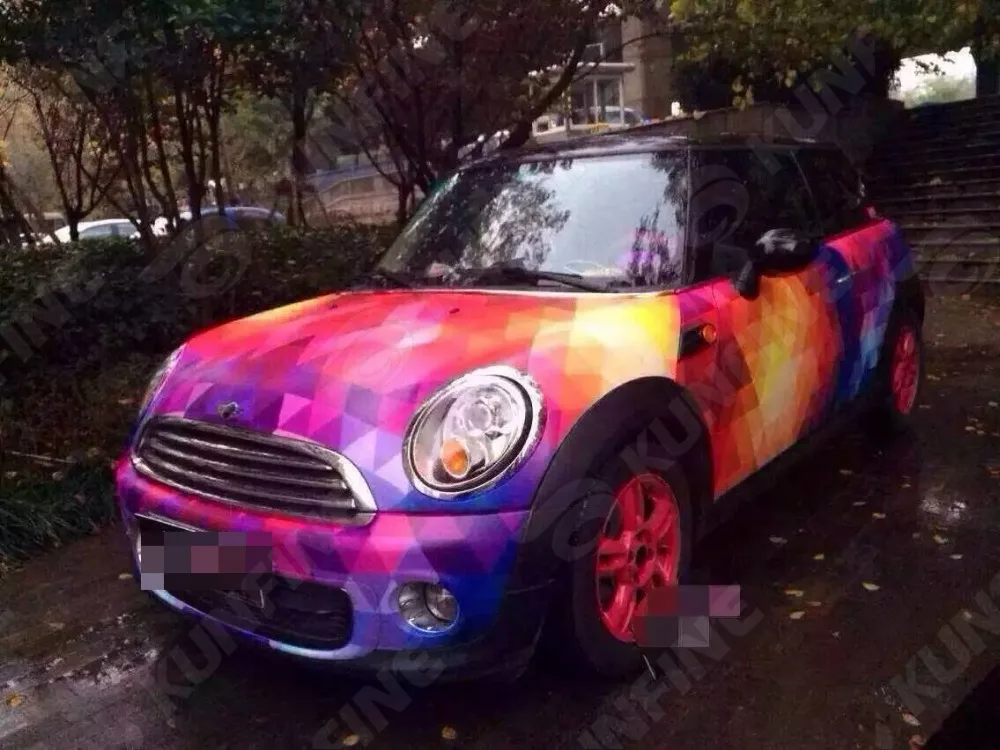 Coloful Car Vinyl film 3