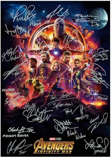 Avengers Infinity War Art SILK POSTER Decorative Wall painting 24x36inch