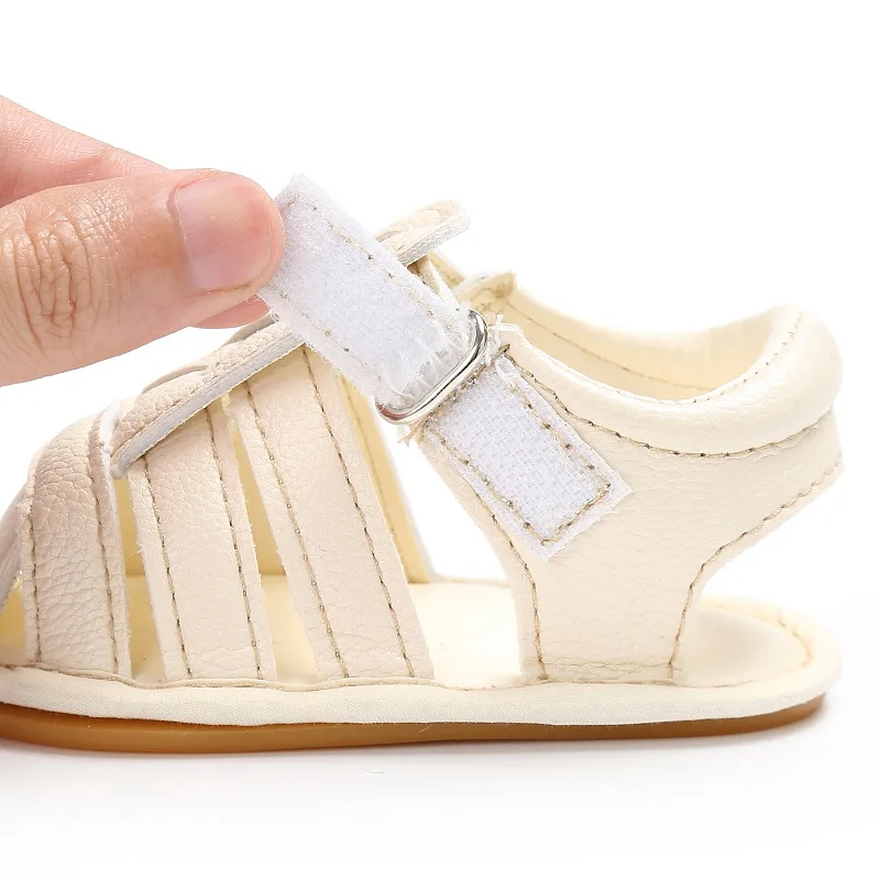 Hongteya/Новинка 2019 года, летние сандалии из искусственной кожи для мальчиков, модные сандалии с жесткой подошвой, детские мокасины, кроссовки