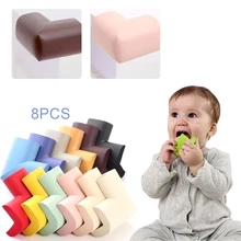 8 шт./лот, защита для детей, угловая защита для младенцев, мягкая защита для кромок, защита для детей, твердый угловой уголок для мебели