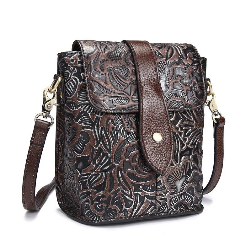 

Vintage Style Women's Genuine Leather Casual Tote Crossbody Shoulder Sling Bag Handbag Pouch For Girl Female Lady LS9506
