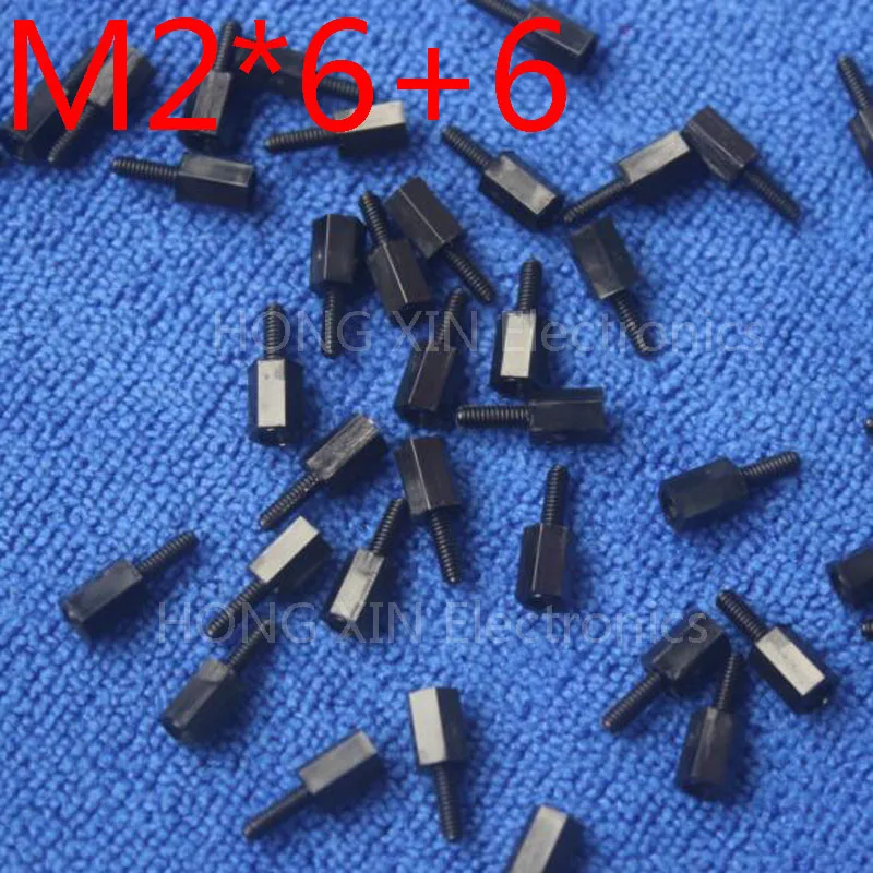 M2 * 6 + 1 шт. черный нейлоновый держатель стандартный штекер гнездо мм комплект